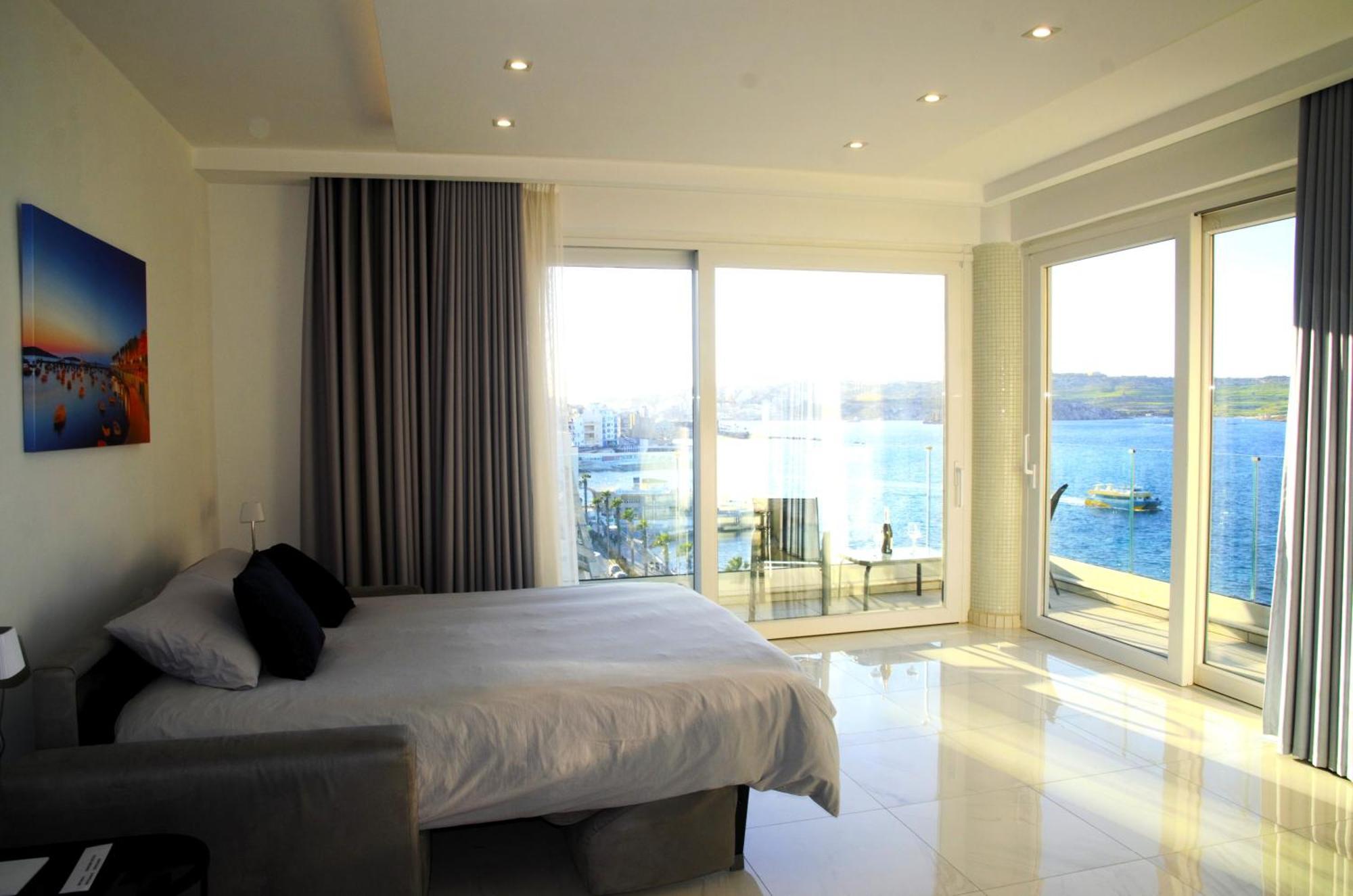 New Seafront Apartment - Spectacular Views San Pawl il-Baħar Zewnętrze zdjęcie