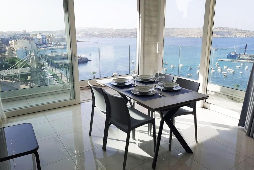 New Seafront Apartment - Spectacular Views San Pawl il-Baħar Zewnętrze zdjęcie