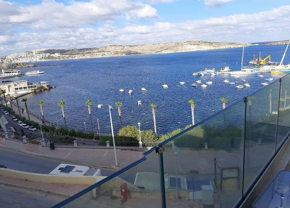 New Seafront Apartment - Spectacular Views San Pawl il-Baħar Zewnętrze zdjęcie